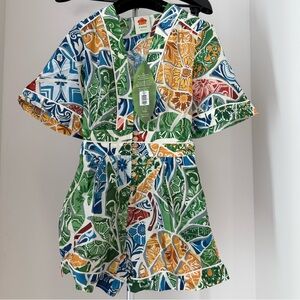 Farm Colorful Patterned Romper